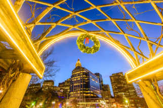 Xmas Lights, Boston, USA