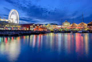 V&amp;A waterfront, Cape Town blue hour, twilight, beautiful pic