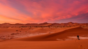 Namoboa Photo Tour, amazing photo, sunset, red sky, pinks