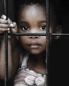 Pensive portrait of a Xhosa Girl, Cape Town