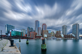 Boston Harbor long exposure
