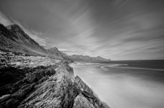 Monochrome Rocks with ND Filter, South Africa