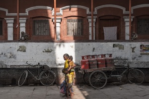 Shadow and light, Varanasi, India