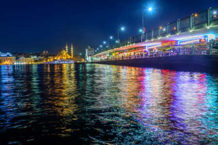 Let there be light Amazing photo, light, Galata Bridge, Istanbul