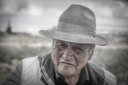 Bolivian farmer Bolivian farmer