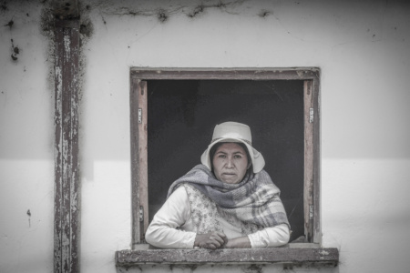 Bolivian shop keeper Bolivian shop keeper