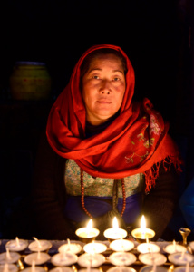 Nepal Candle seller Nepal Candle seller