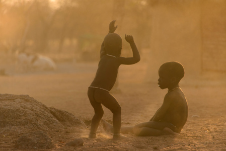Himba Brothers Himba Brothers, Namibia